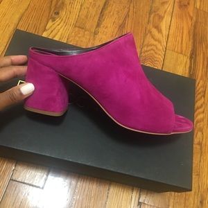 Rebecca Minkoff Selene Suede Mules *NIB*